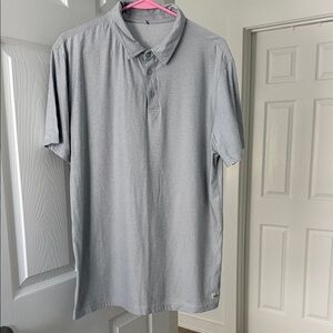 Vuori Light Gray Polo Shirt